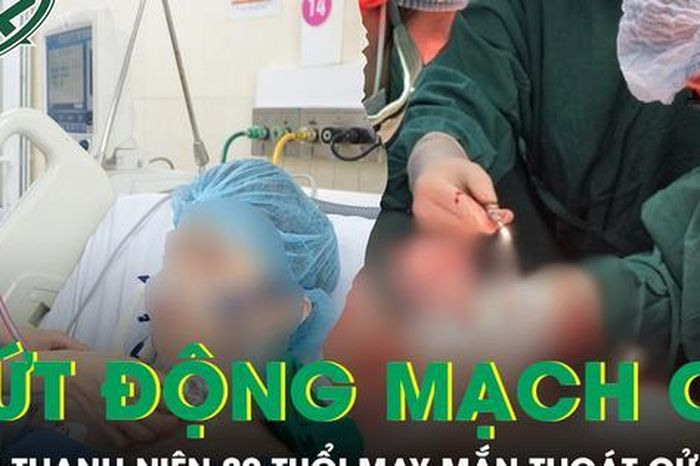 Ép tim 20 phút cứu nam thanh niên bị đứt lìa động mạch cổ nguy kịch - Báo Sức Khỏe &amp; Đời Sống