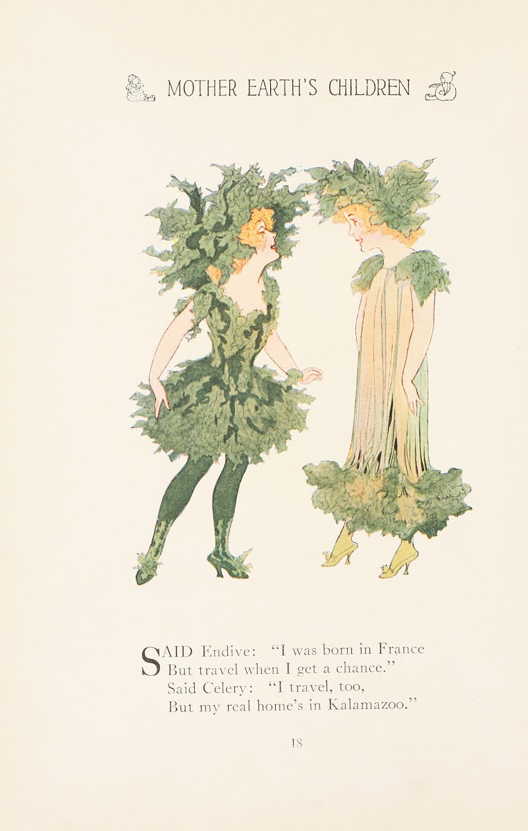 Mother Earths children the frolics of the fruits and vegetables Pl10 1914