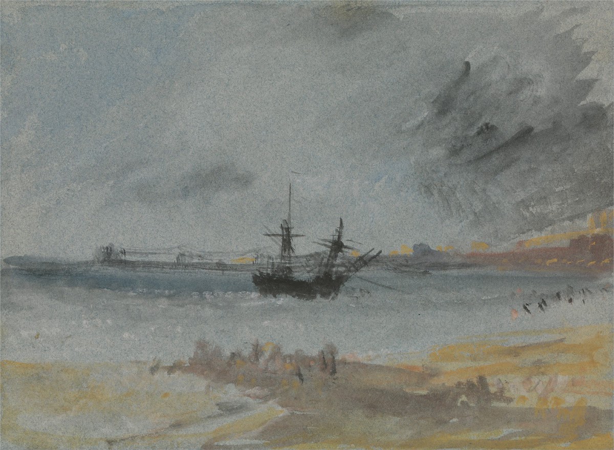 Ship Aground Brighton 1830