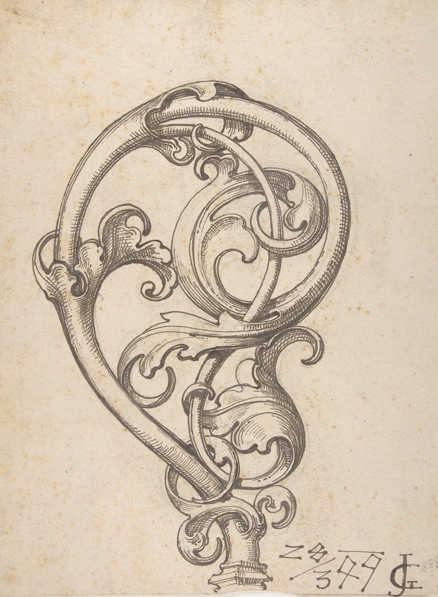 Gothic Leaf Scroll 1899