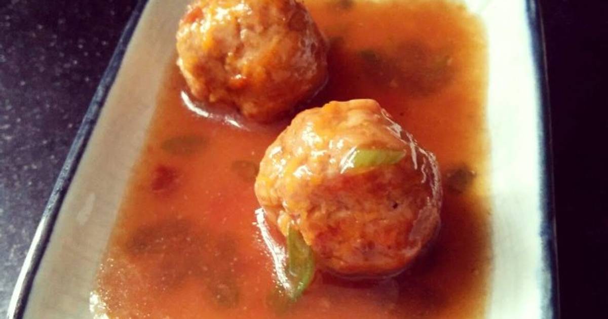 Chả bê sốt me cho bé