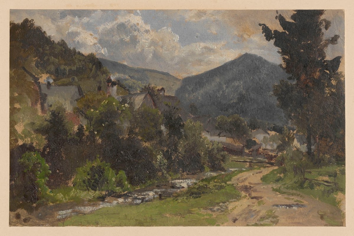 Road in Zlate Hory 1850 1881