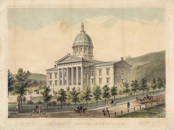 Vermont Capitol Montpelier 19th century