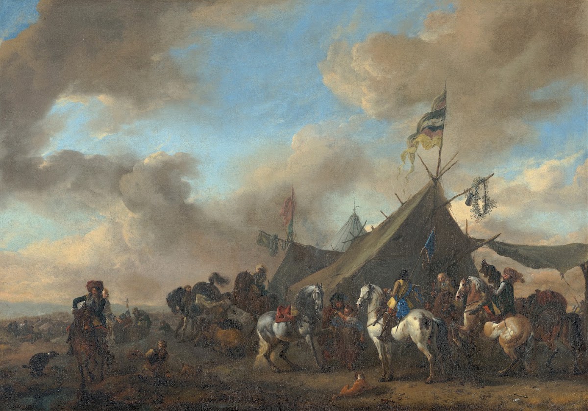 Army Camp c 1660   1670
