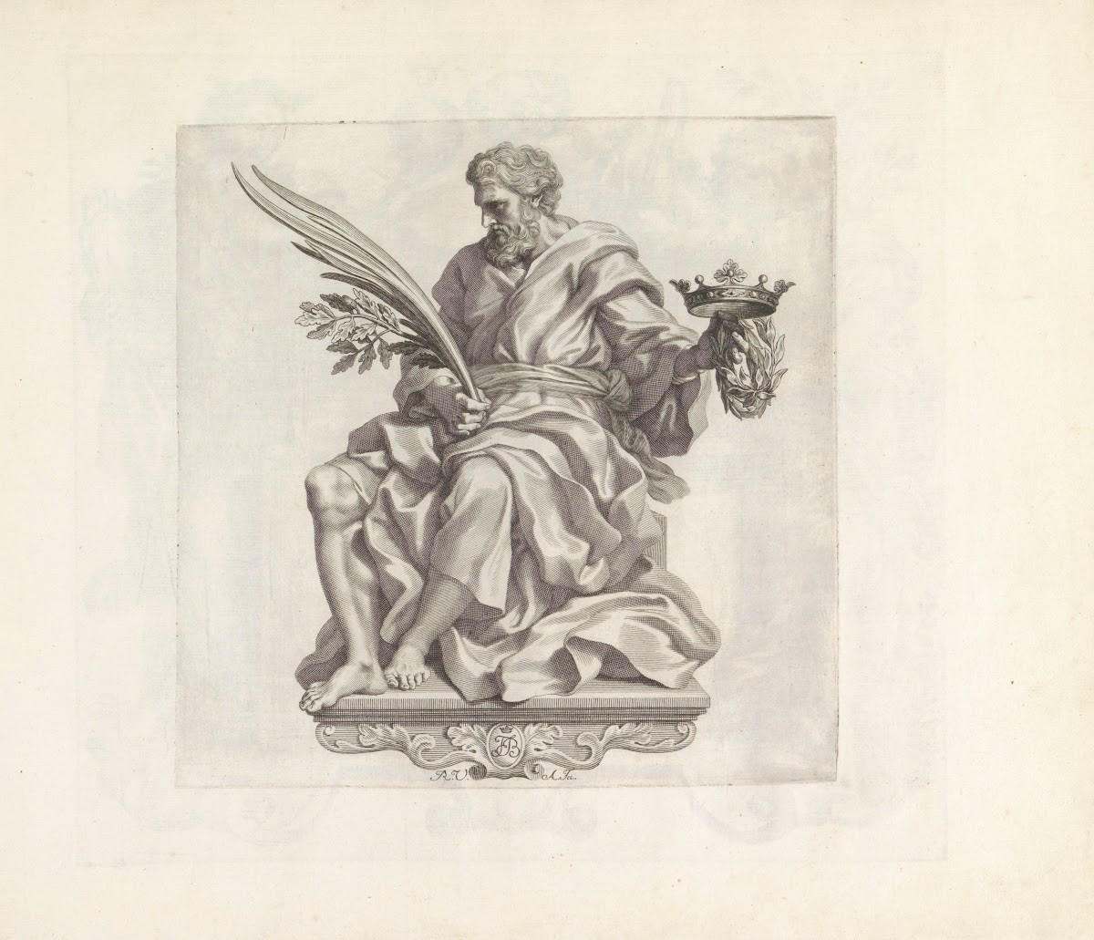 Personificatie van Verdienste of Beloning 1673 1743