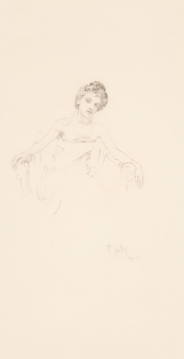 Étude de femme 1900