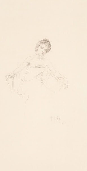 Étude de femme 1900
