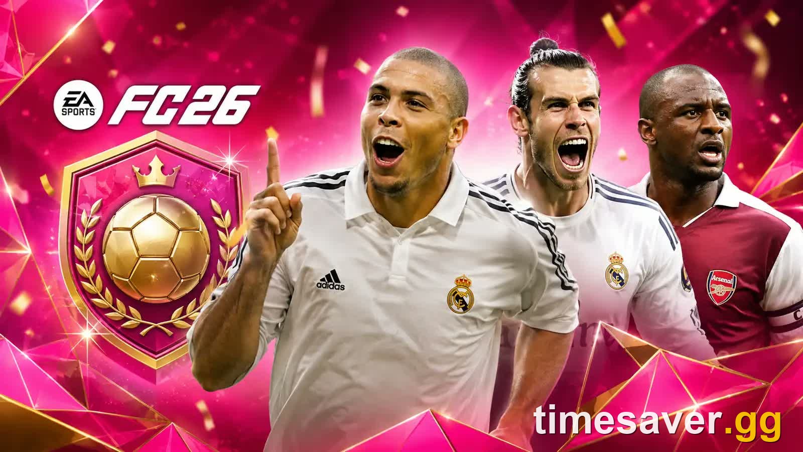 EA FC 26 FUTTIES Team 4 final squad banner featuring De Bruyne, R9, Iniesta, Bale and Morgan