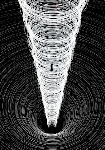 Void Wanderer Particle Art