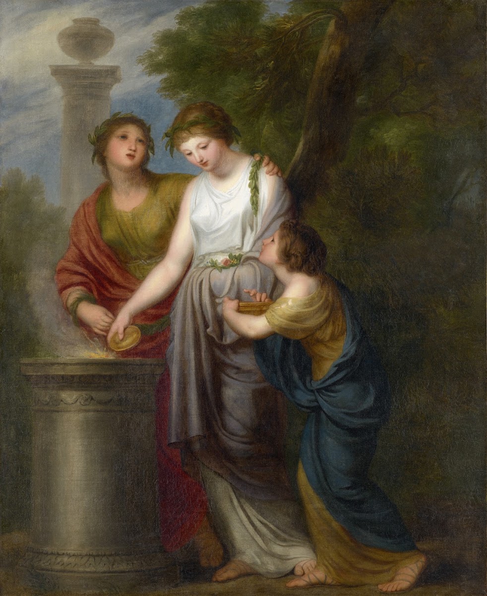 Young Women At A Sacrificial Altar 17901794