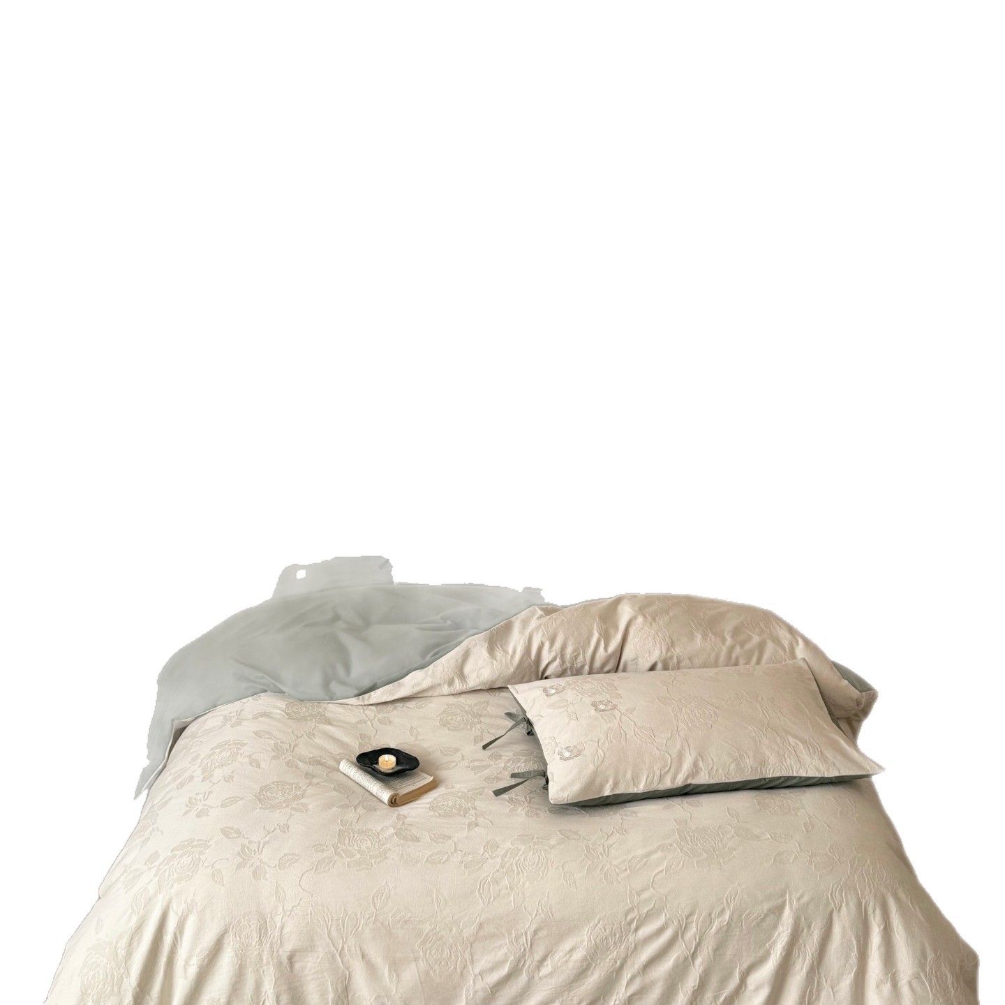 Cotton Bedding Set, Brushed, Vintage Style