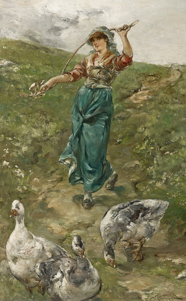 The Goose Herd before 1890