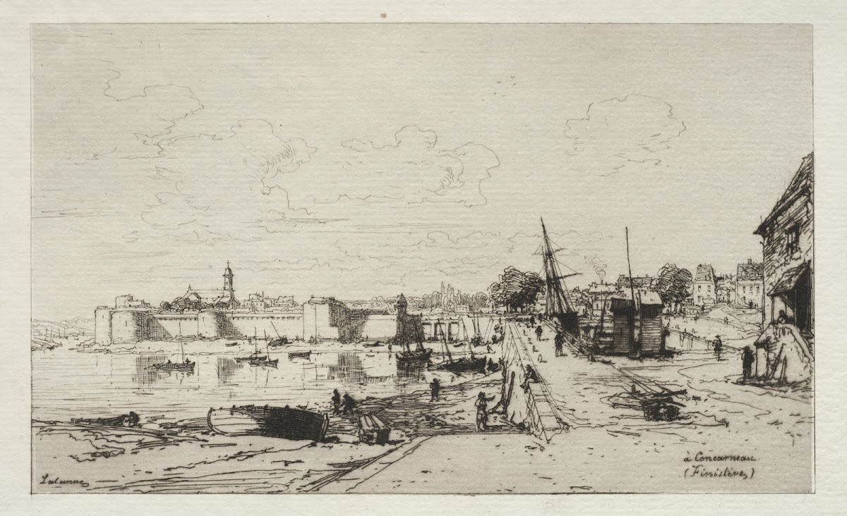 A Concarneau Finistère 1874