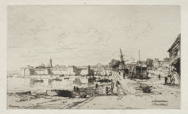 A Concarneau Finistère 1874