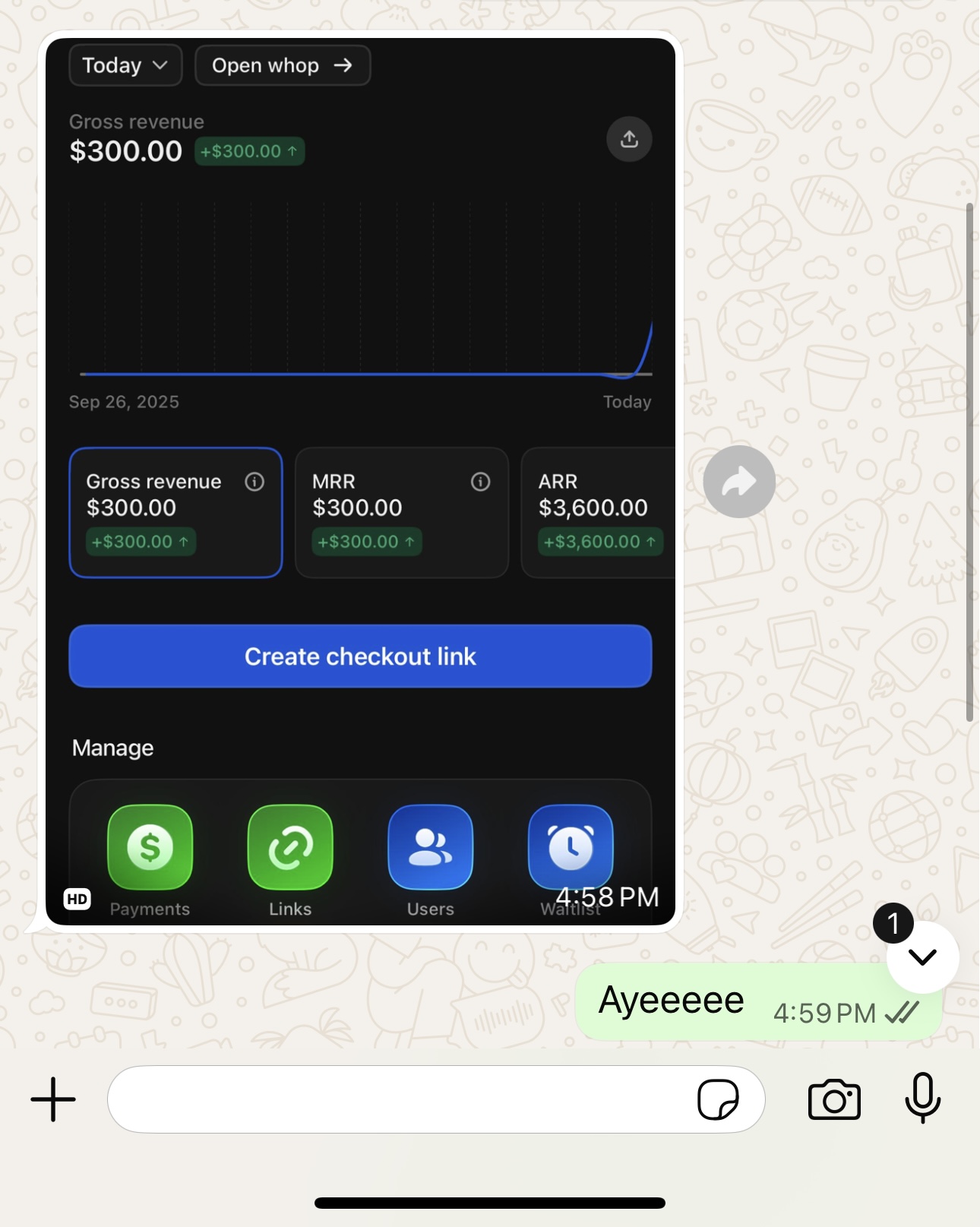 Stripe — active client payments
