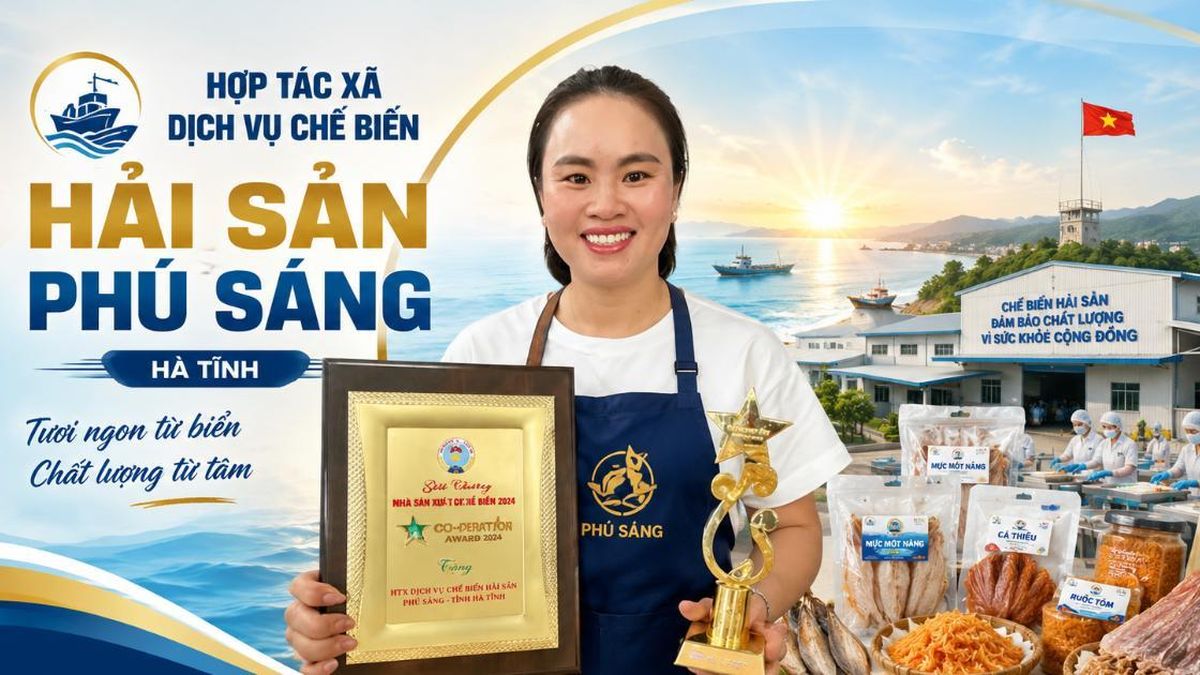 HTX Phú Sáng: Nâng tầm đặc sản miền biển Thiên Cầm - Tạp chí Vnbusiness