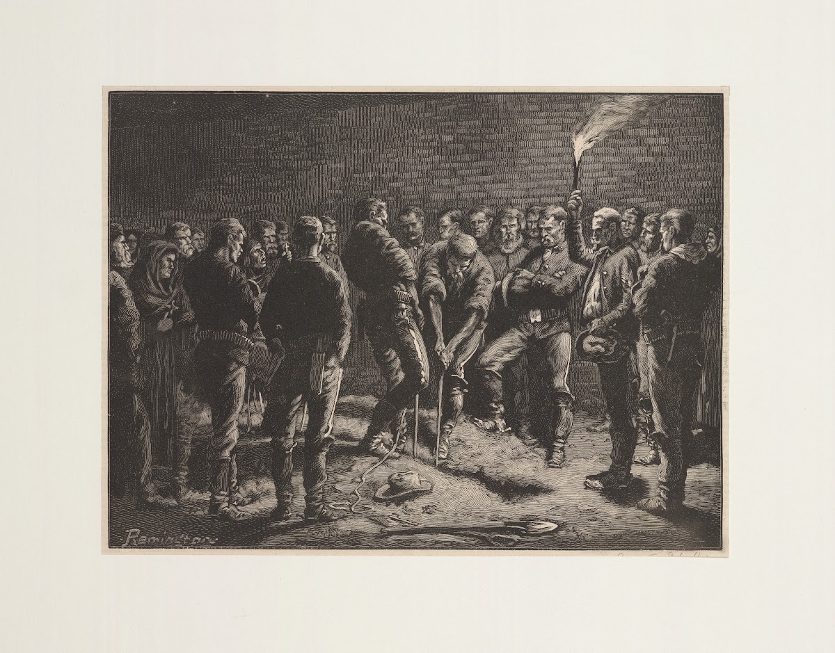 The Apache Campaignburial of Hatfields men 1886