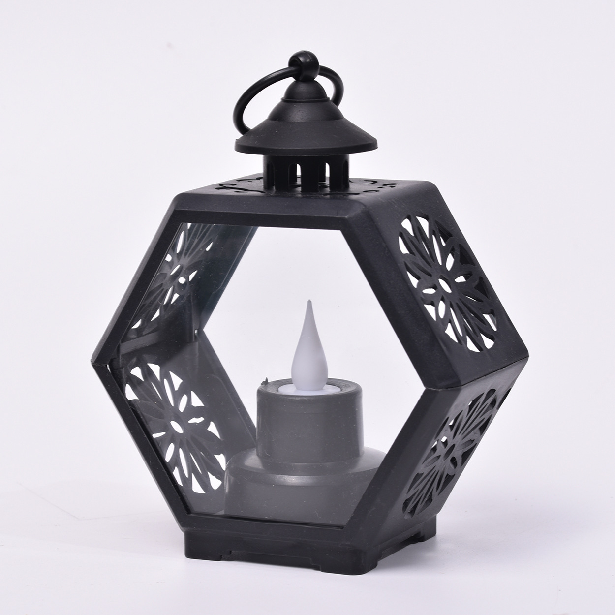 Dekorative Windlicht-Leuchte im Retro-Stil
