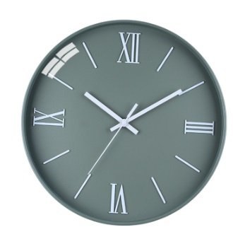 3D roman 12-inch wall clock