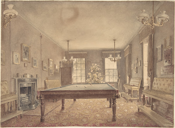 Interior Of The Billiard Room At Lupton House Devonshire Designed By George Wrig