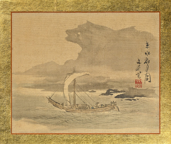 Picture of Kyoto Seascape under the Night Moon 1815