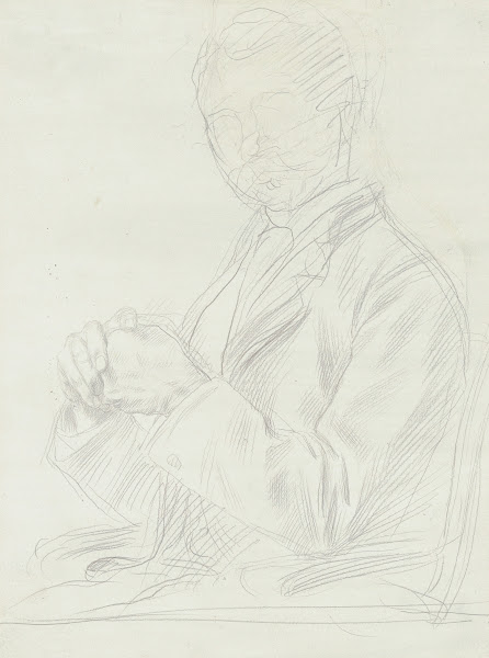 Study for the Portrait of Edward D Adams 1892