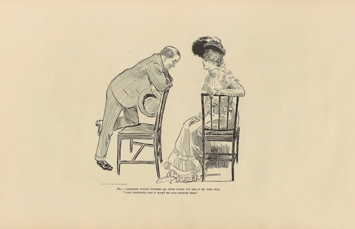 She I sometimes wonder whether all those things you said to me were true 1900 19