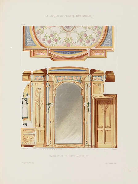 Cabinet de toilette moderne 1910
