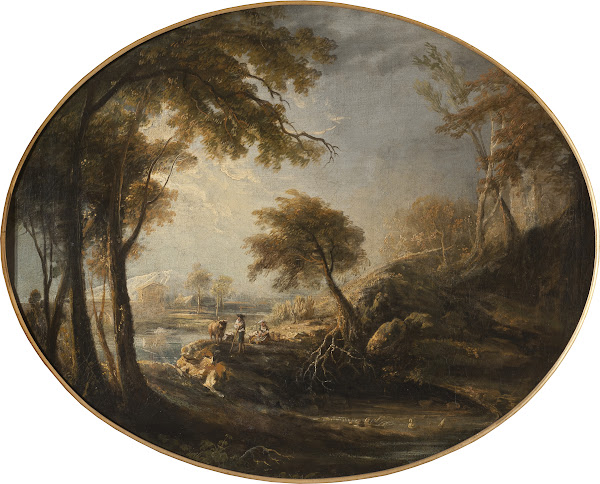 Landscape with Rustics and Cattle 1768