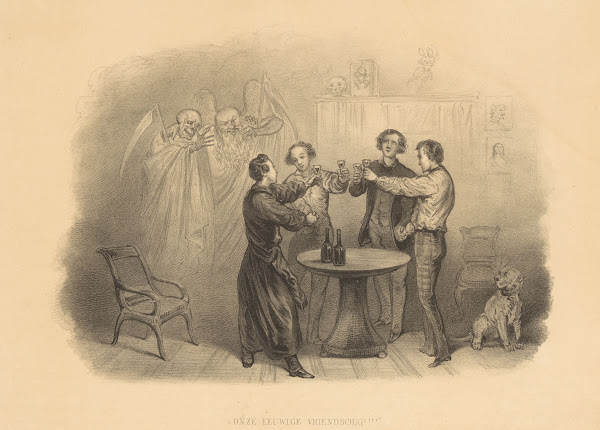 Studenten proosten op vriendschap 1832   1897