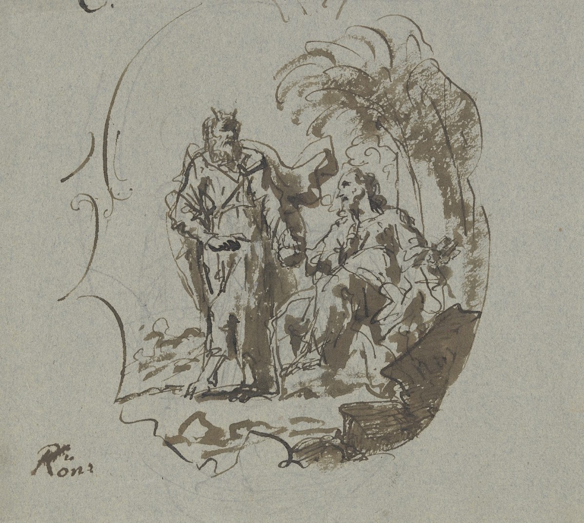 The Temptation of Christ ca 1755 1756