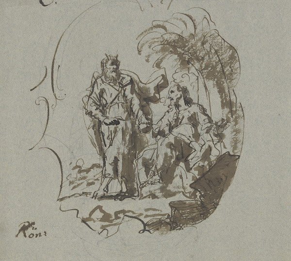 The Temptation of Christ ca 1755 1756