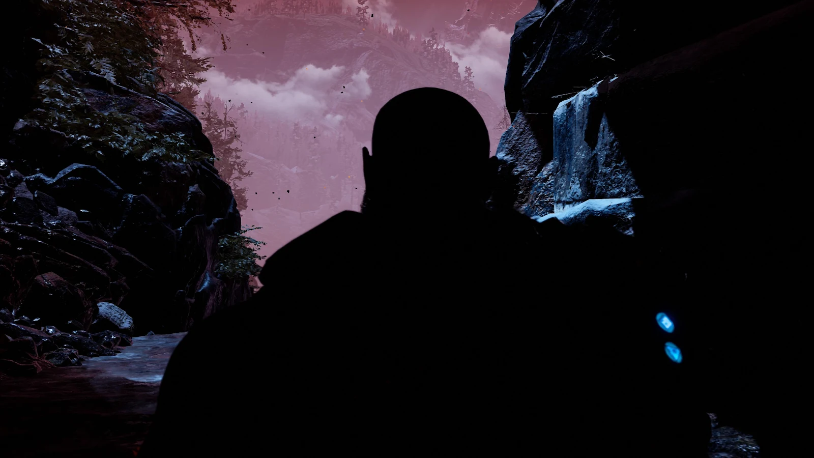 Kratos In A Dark Nordic Valley - Cinematic Game Art 4K Wallpaper (3840x2160)
