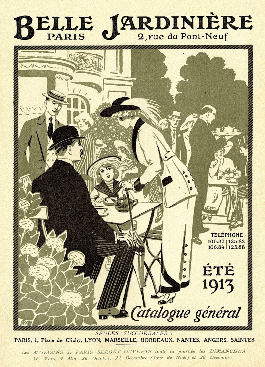 Belle jardinière  Eté 1913