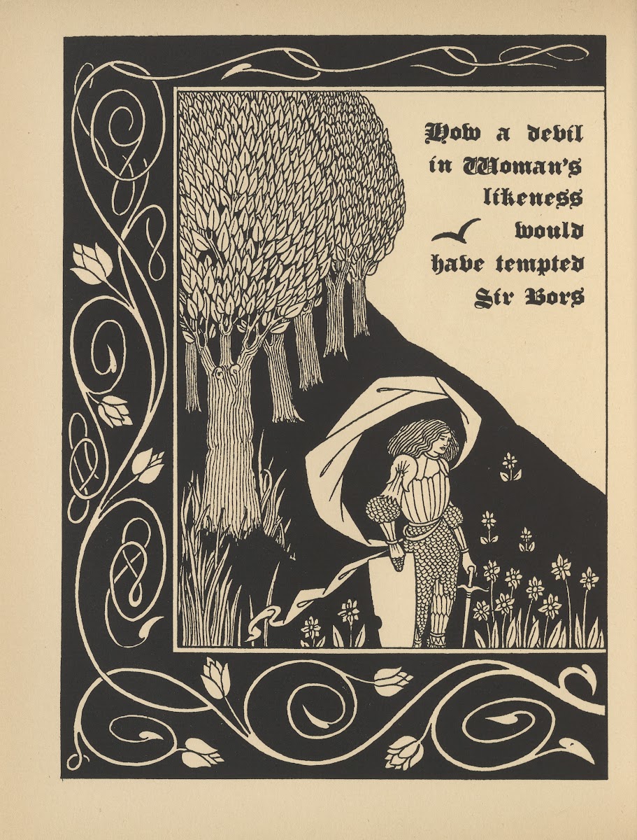 How a devil in womans likeness would have tempted Sir Bors 1893 1894