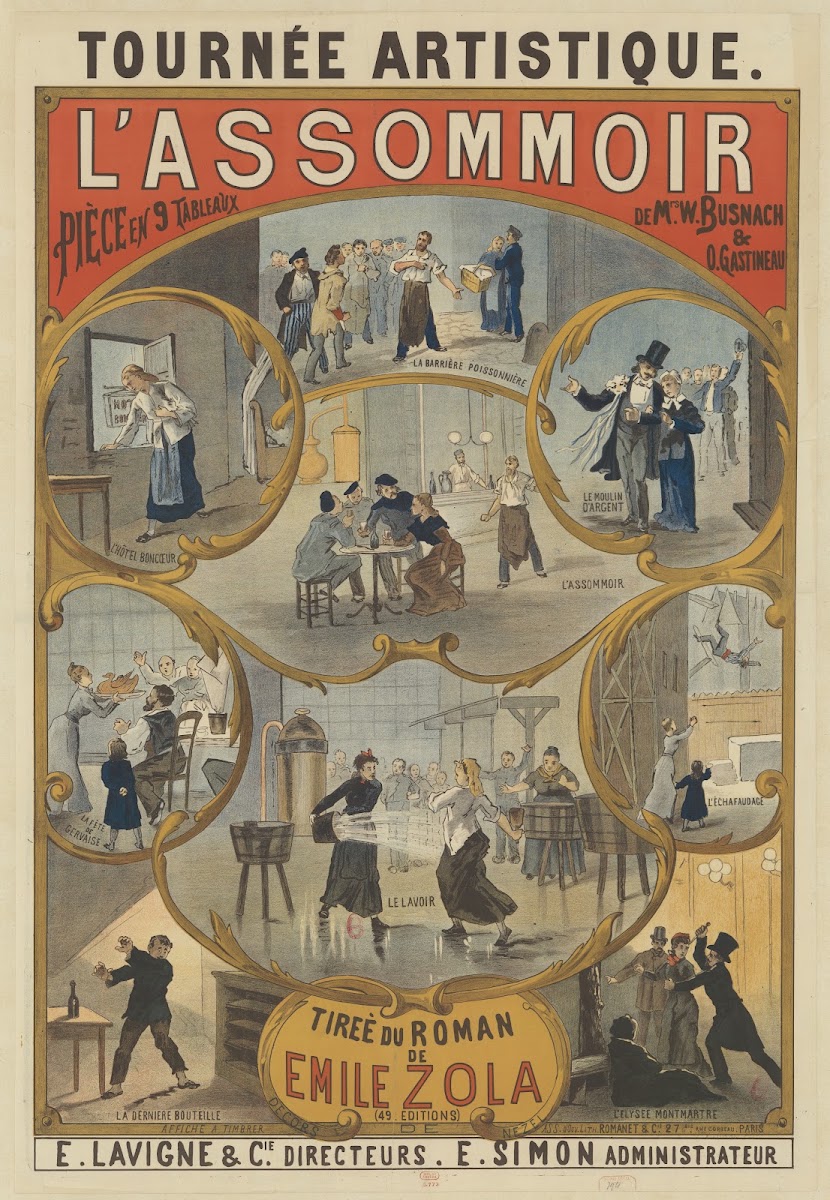 Tournée artistique E Lavigne et Cie LAssommoir 1879