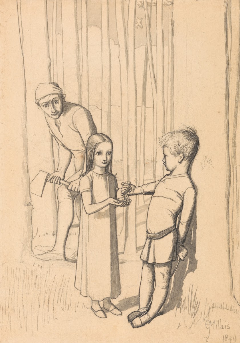 Study for The Woodmans Daughter 1849