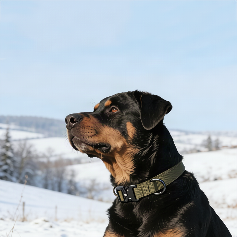 Taktisches Hundehalsband mit Griff