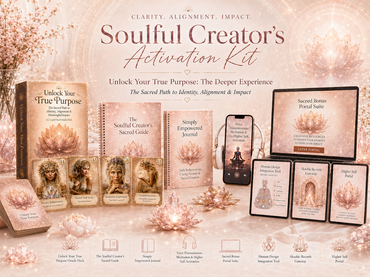 The full Soulful Creator's Activation Kit suite