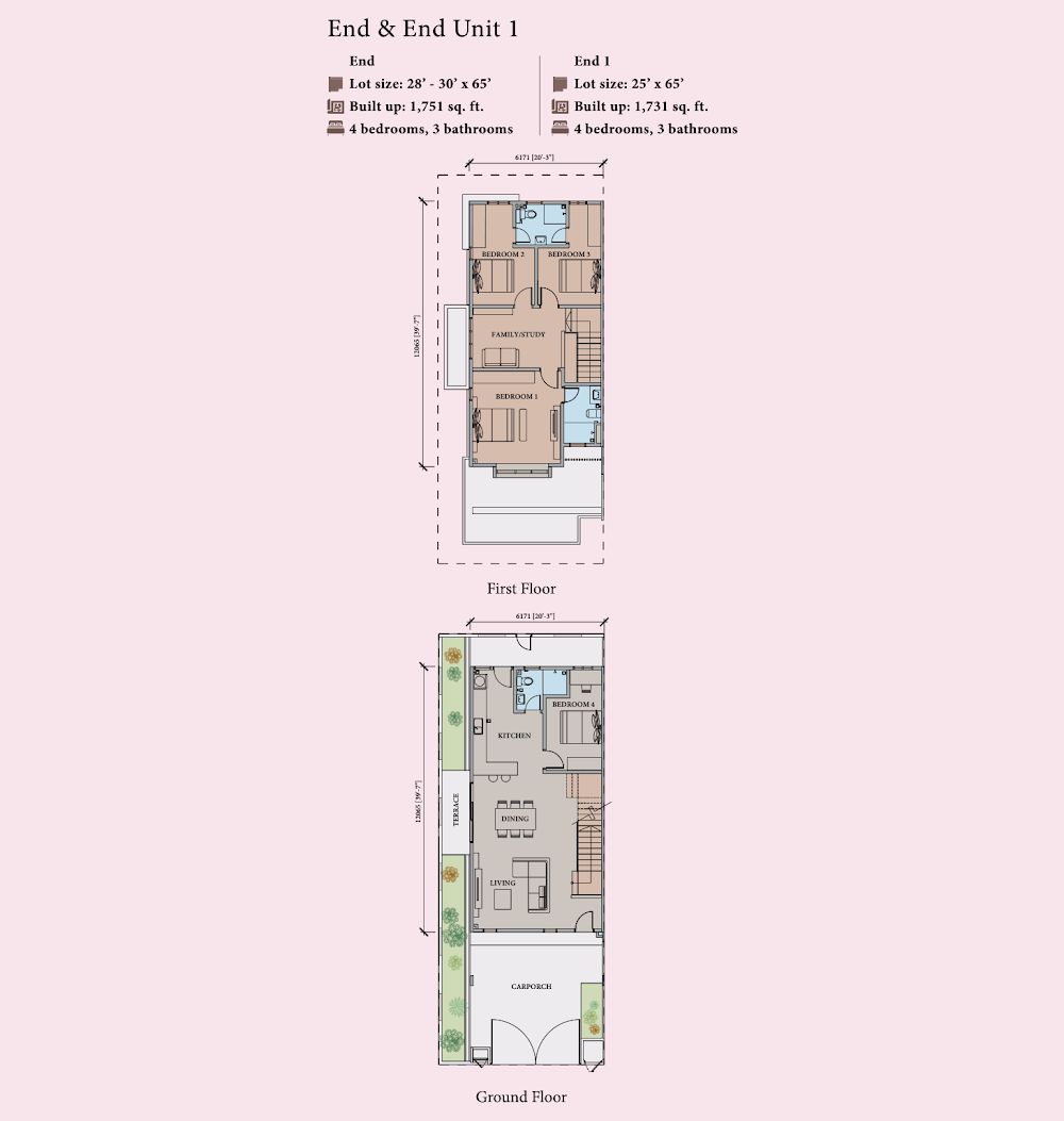 Kamelia 1 (P3A) @ Caledonia floor plan