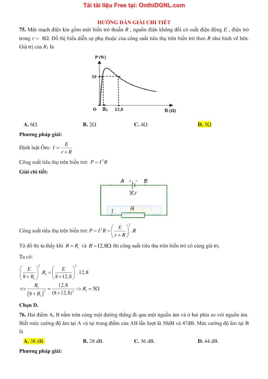 300 bài tập môn Vật Lý - Ôn thi ĐGNL ĐHQG TPHCM Phần 7