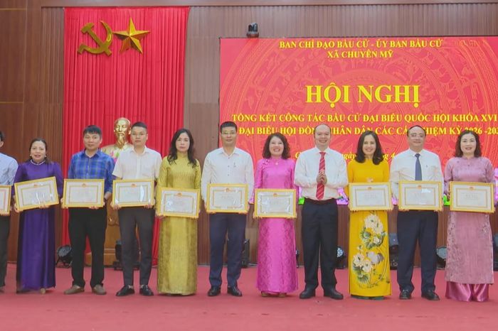 Xã Chuyên Mỹ tổng kết công tác bầu cử - Đài Phát thanh và truyền hình Hà Nội