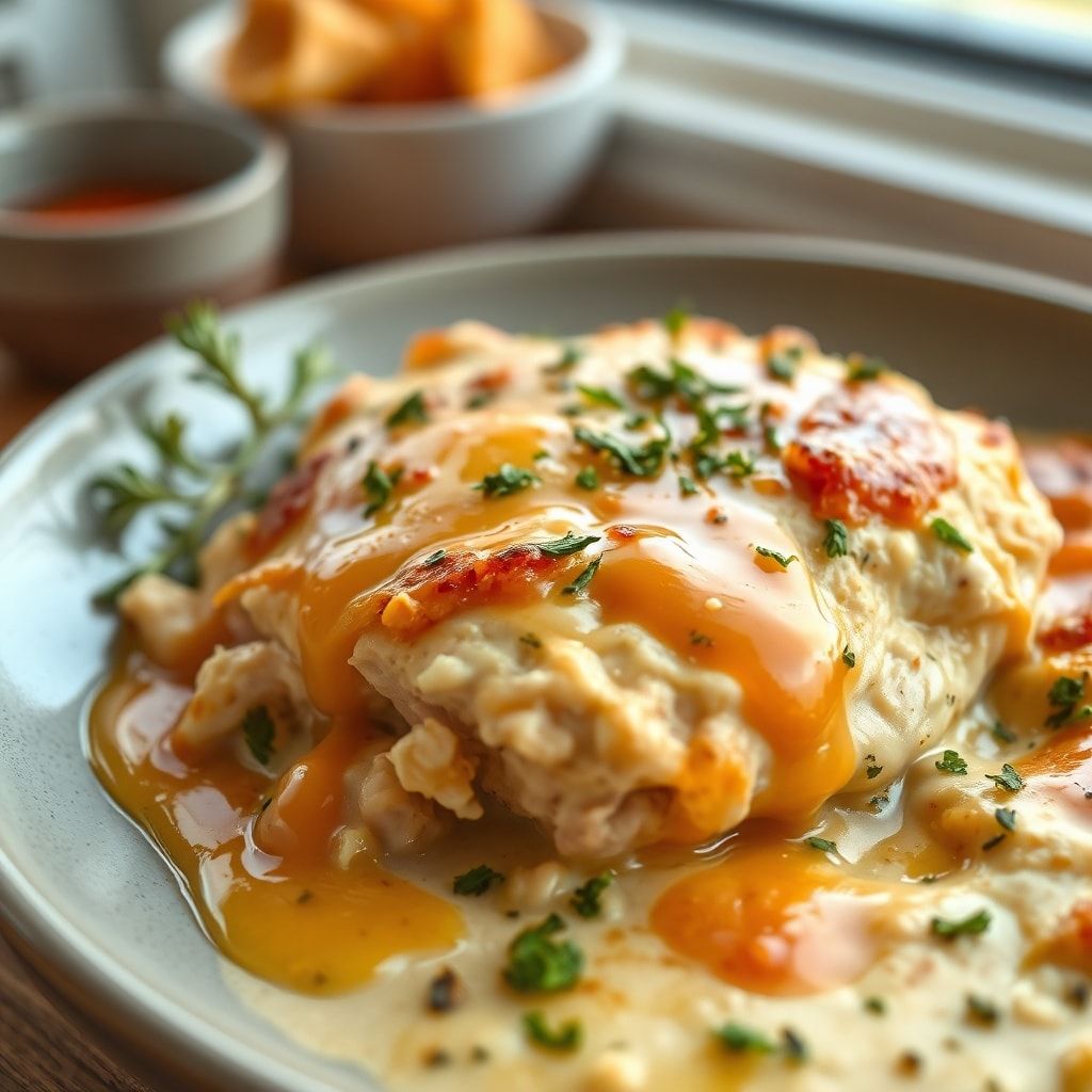 Creamy Low Carb Chicken Casserole – Easy Family Dinner in 40 Minutes finished