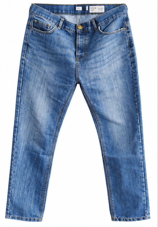 Blugi si Pantaloni - Pantaloni Denim & Co albaștri XL