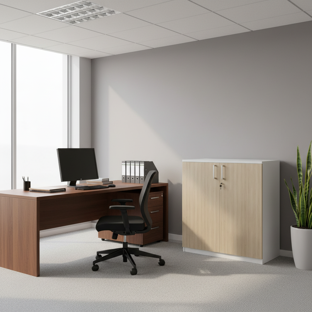 RADAR Color Two-Door (Low Height) Storage Cabinet