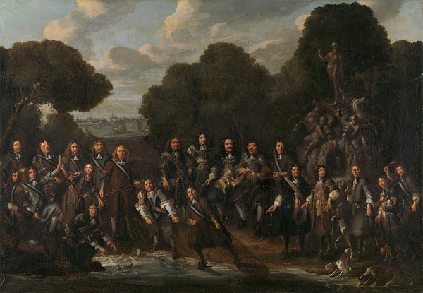 Allegory on the flourishing of the Dutch Fishery after the Second Anglo Dutch Wa