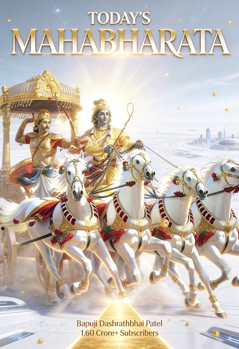 Front cover of Today's Mahabharata by Bapuji Dashrathbhai Patel