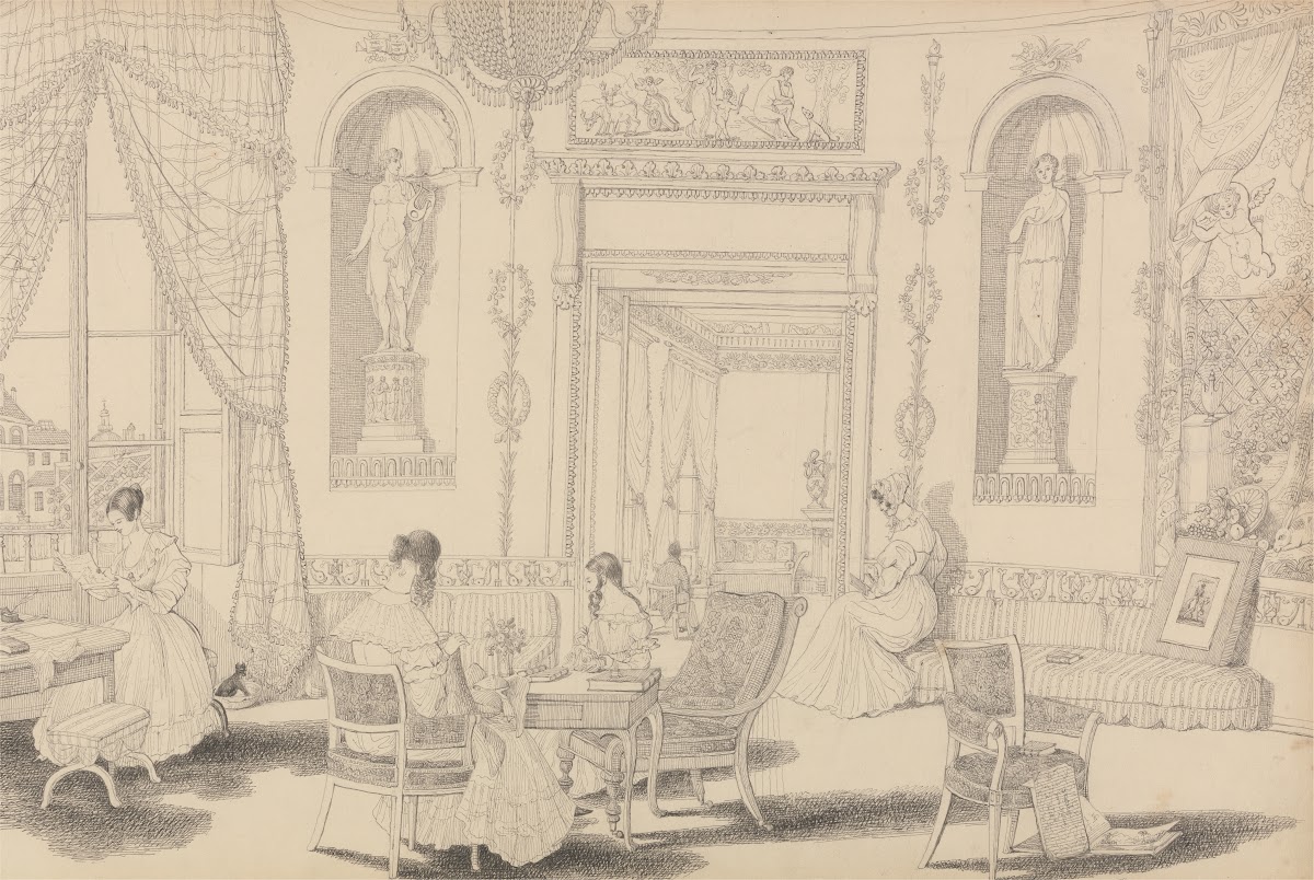 Circular Boudoir in Casino Pecori 1841