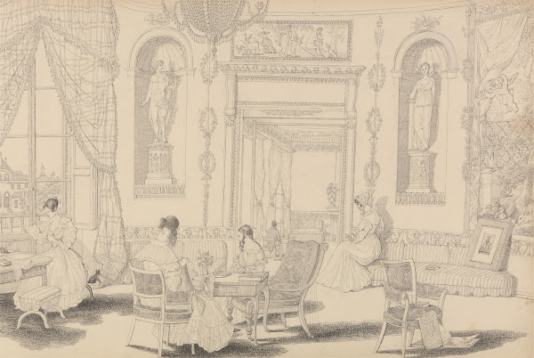 Circular Boudoir in Casino Pecori 1841
