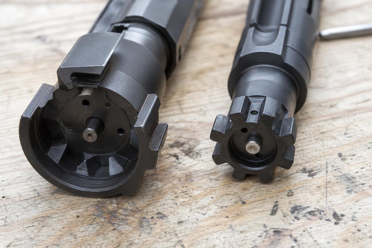 458 SOCOM bolt face compared to 5.56 bolt for AR-15 compatibility